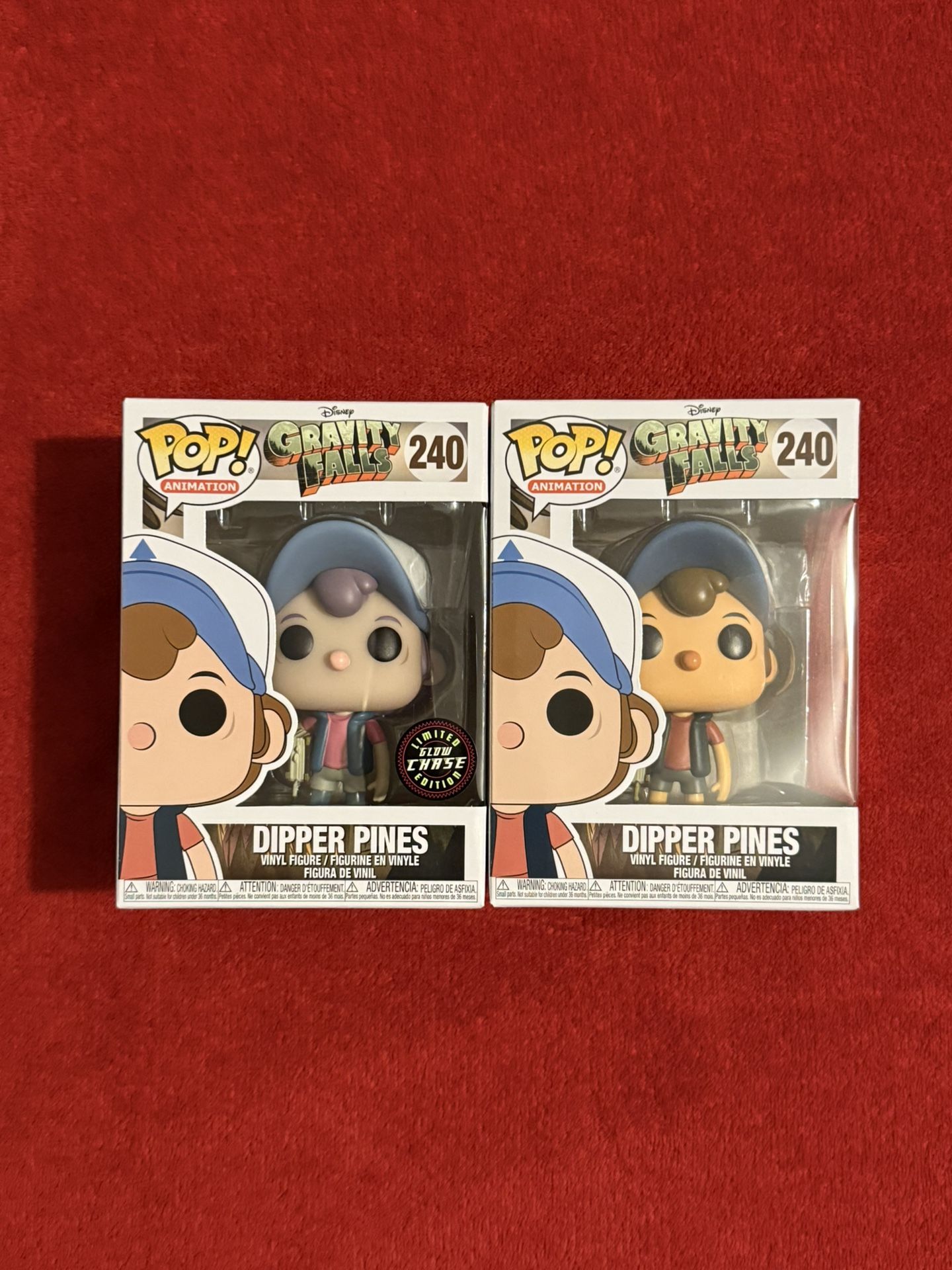 Funko Pop Disney Animation Gravity Falls Dipper Pines #240 CHASE Bundle 
