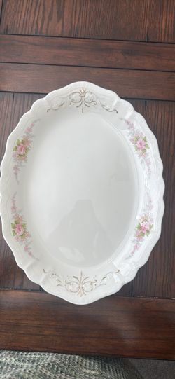 antique Johnson Brothers platter serving tray