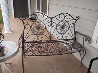 Iron bench