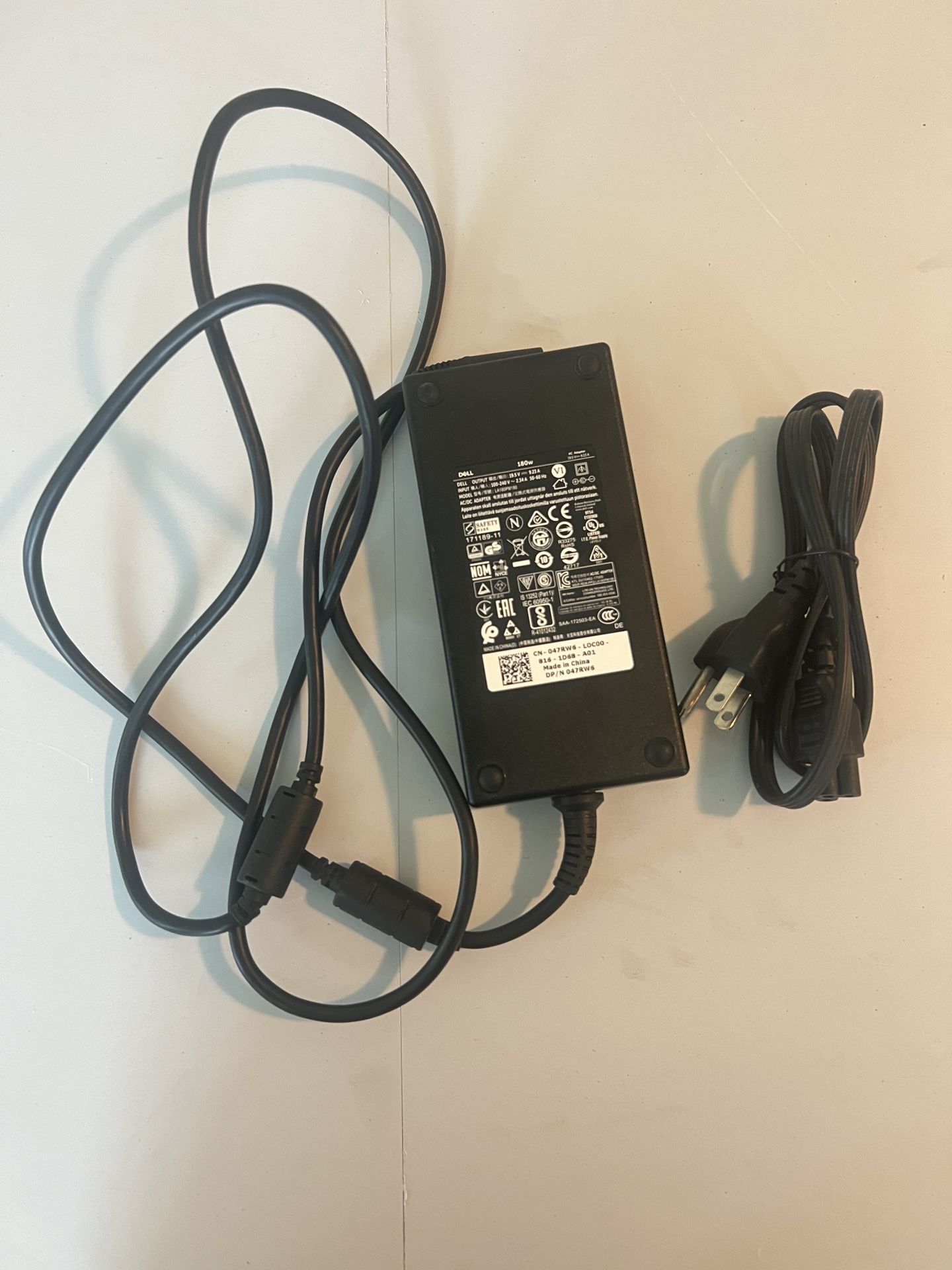 Genuine DELL 180W 19.5V 9.23A Laptop Charger AC Adapter LA180PM180