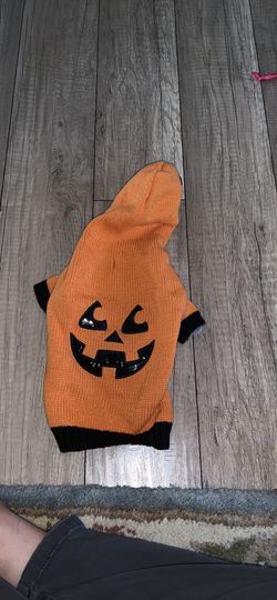 New Dog Pet canine pumpkin Halloween outfit costume XS
