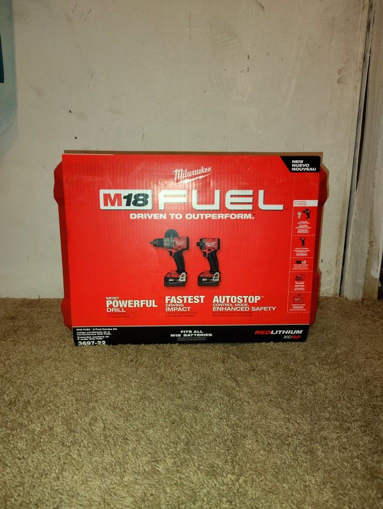 Milwaukee M18 FUEL 2-Tool Combo Kit (Drill & Impact Driver) - NEW!