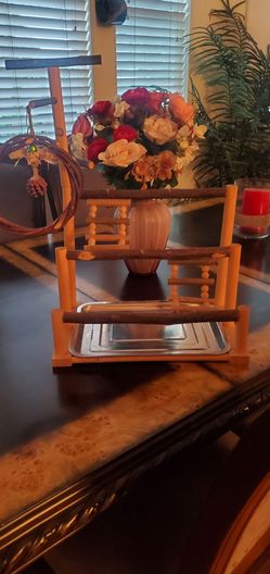 Wooden Bird Play Stand / Gym Budgie Parrot