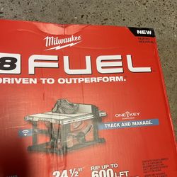 Milwaukee Fuel M18 8 1/4in Table Saw (tool Only) No Battery No Charger 