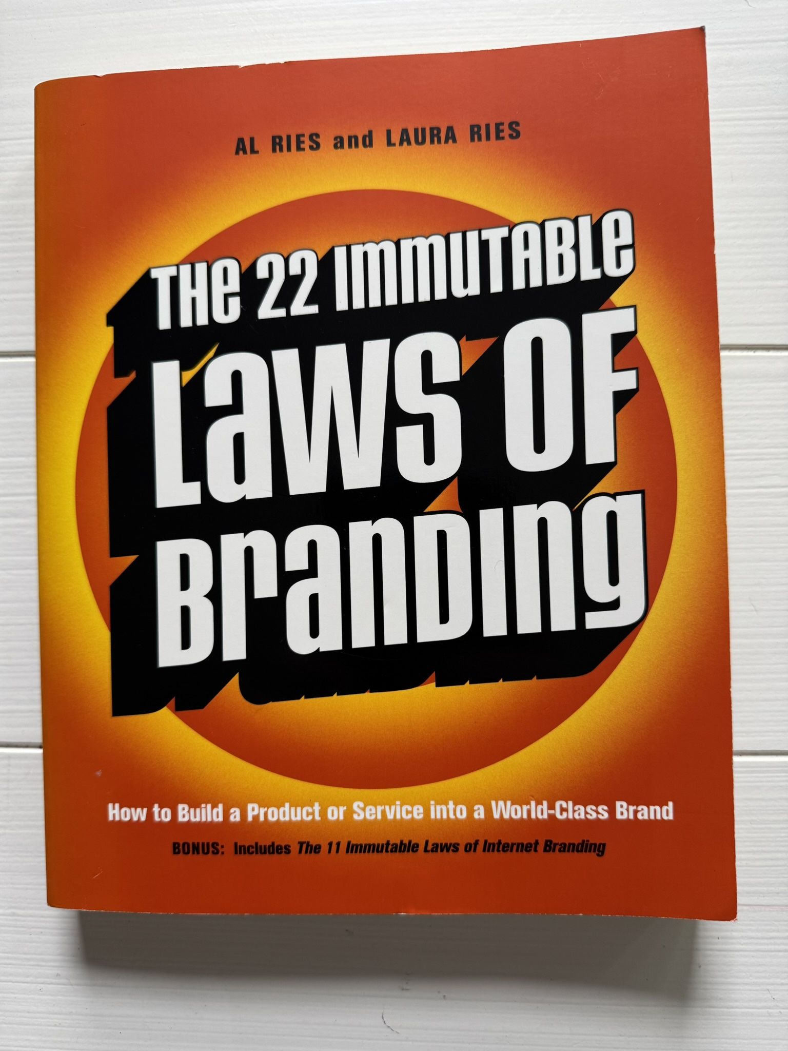 paperback: 22 Immutable Laws of Branding