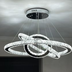 Geometric LED Semi-Flush Mount Light 