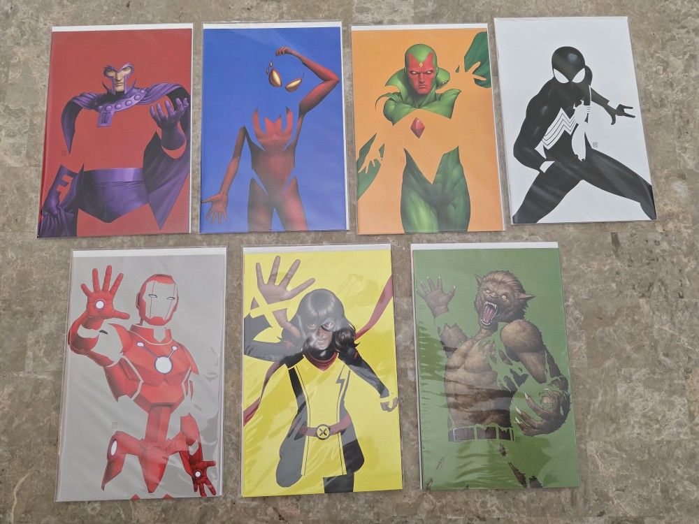 Lot Of 7 John Tyler Christopher Negative Space Variants Comic Books NM