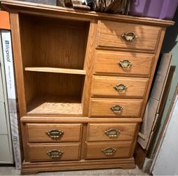 Tall dresser cabinet