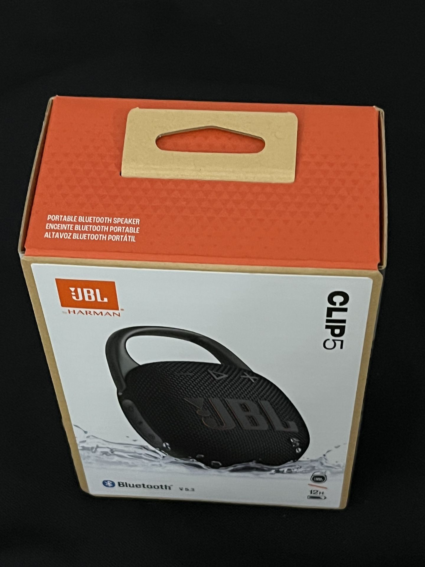 JBL Clip5 Bluetooth Waterproof Portable Speaker