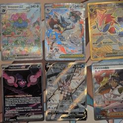 Pokemon Card Bundle Of 6 Full Art Cards