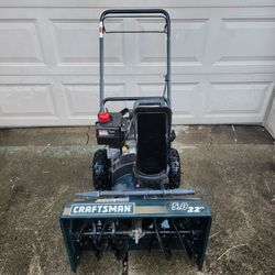 CRAFTSMAN 5.0 22" SNOW THROWER