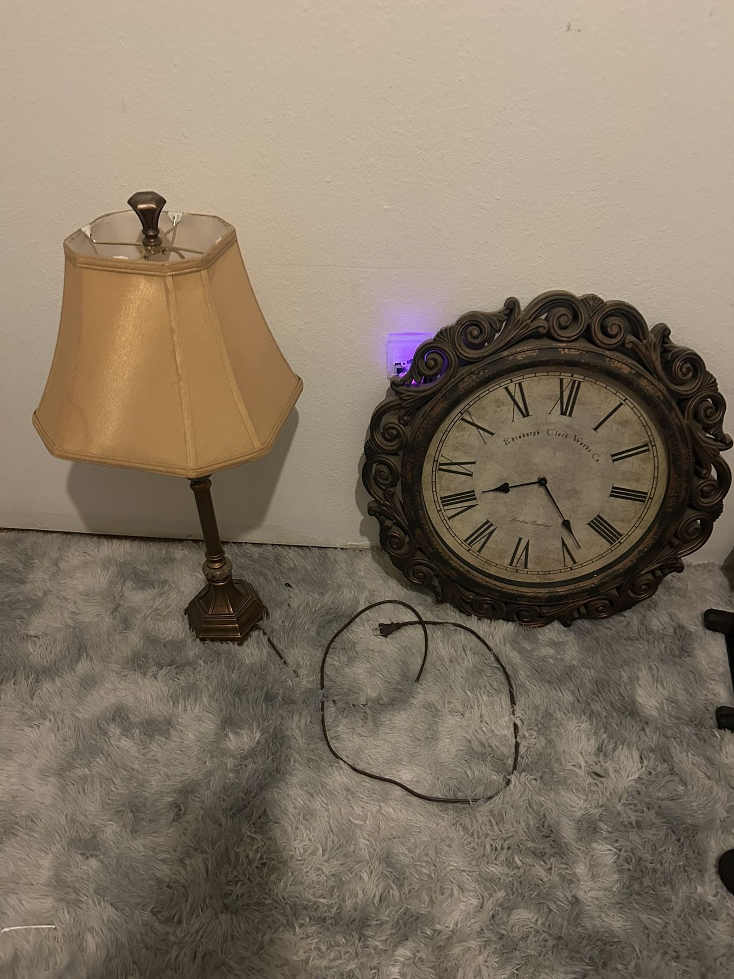 Clock And Lamp
