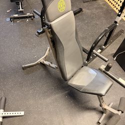 Adjustable Golds Gym  Work Out Incline/decline Bench