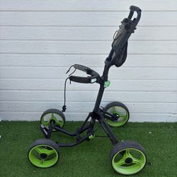 CaddyTek Explorer V8 4-Wheel Push Cart Golf Caddie