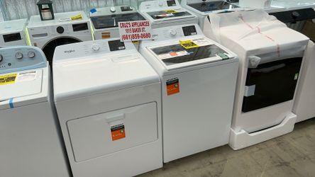 Cruz S Appliances Sales Brand New Set Washer And Gas Dryer $1100