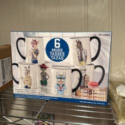 Brand New 6 mugs 