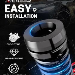 RICHEER 2" Front Leveling Lift Kit, Forged Coil Spring Spacers Compatible with 1 Chevy Silverado GMC Sierra 1500 2WD & 2007 Classic 2WD, Heavy