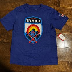 Youth Team USA Beijing Olympics T Shirt Size M 10/12