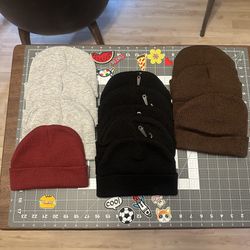 Kids Beanies With Iron on Patches
