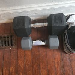 45lbs And A 15lbs Dumbell