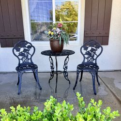 Bistro Set - Iron 3 Piece 