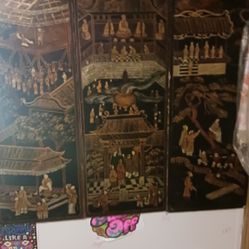 Japanese Leather Wall Hangings