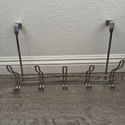 Over-the-Door Hook Rack – 5 Hooks