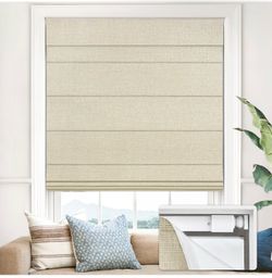 100% Blackout No Tools No Drill Cordless Roman Shades