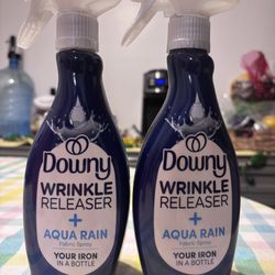 Downy Wrinkle Releaser Plus Aqua Rain Fabric Spray 2 bottles(5 EACH$)