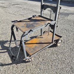 Single / Dual Bottle Welding Cart Metal Man Heavy Duty 