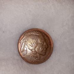 1 Oz..999 Real Copper Large Buffalo Coin