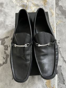 Hugo Boss Black Leather Loafers Men’s Size 12