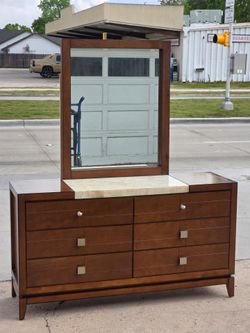 DRESSER WITH MIRROR
