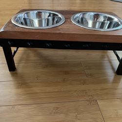 Dog Bowls With Stand 