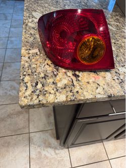 Toyota corolla tail light