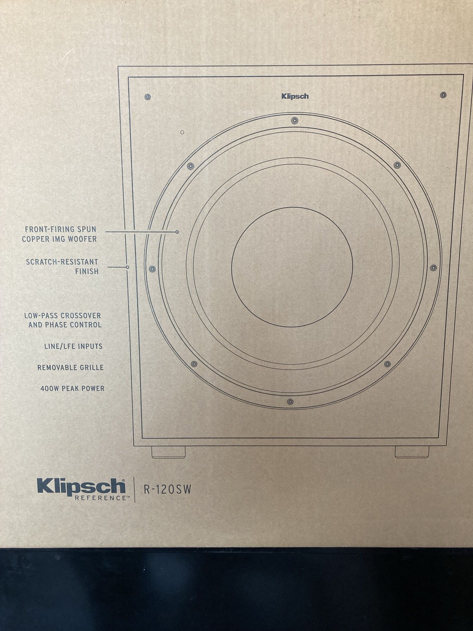 Klipsch- 12” Front Firing Subwoofer