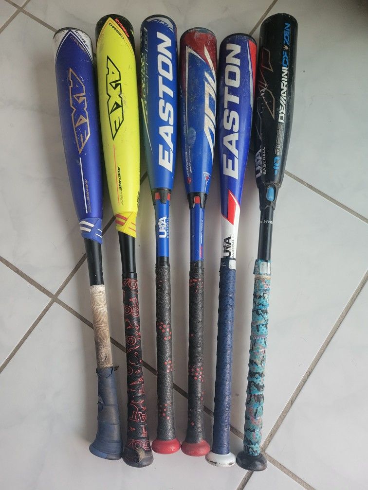 AXE, Easton and DEMARINI USSSA and USA Baseball Bats