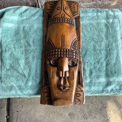 Indonesian Hand Made Large Wooden Mask