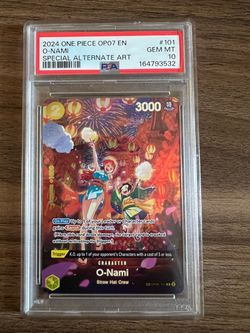 One Piece O-Nami Special Alternate Art PSA 10