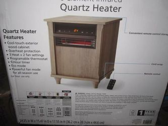 Mainstays 6 Element Infrared Quartz Heater u0026 Fan * NEW IN BOX * - for Sale  in North Las Vegas, NV - OfferUp