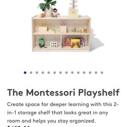 Loververy Montessori Toy Rotation Shelf