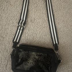 Women  black mini purse