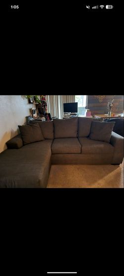 Grey sectional sofa