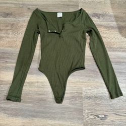 Like New XS Green Bodysuit from PINK