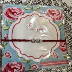 925 Sterling Silver Infinity Symbol  Thread Bracelet 