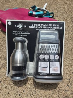 Food Chopper and Grater Set