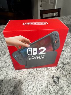 Empty Nintendo switch 2 box