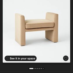 Brand New Sold Out Color Studio McGee Velvet Bench $80