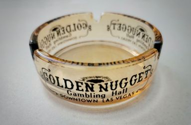 Vintage Golden Nugget Gambling Hall Ashtray, c. 1970s