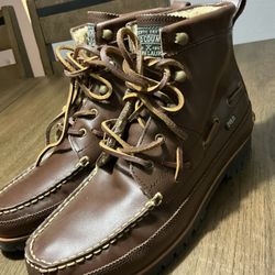 Polo Ralph Lauren Ranger Faux Shearling Boots Men’s Size 9